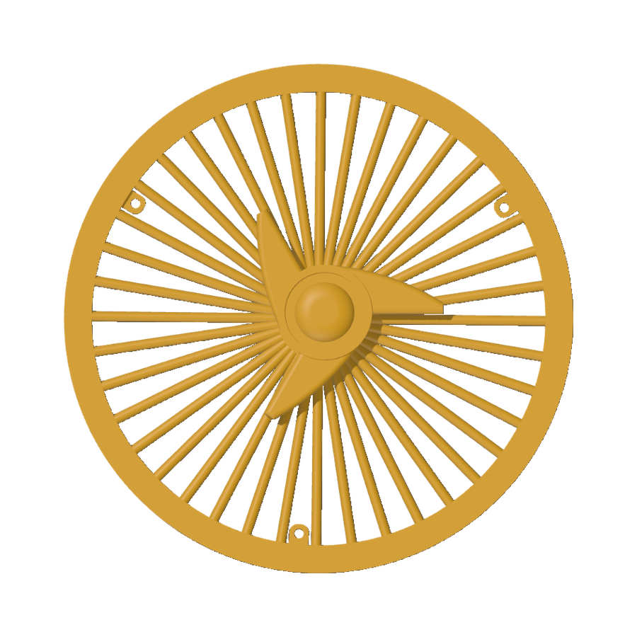 Gold spoke rim